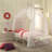 White And Light Pink Tufted Bench-2127259354