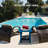 Outdoor Adirondack Table, 2 -tier Patio Weather Resistant Side Table-49488848