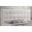 Lit plateforme double en similicuir noir touffeté à losanges (aucun sommier requis)-1196437750-1196437748