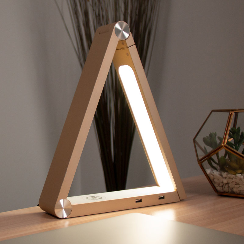 Myla USB Desk Lamp, Gold