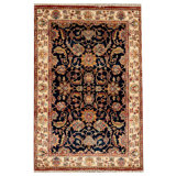 Hand-Knotted High-Quality Blue Area Rug