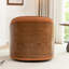 Faux Leather Swivel Barrel Chair-96441082