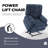 Aura Dual Motor Power Lift Recliner with Heat and Massage, Infinite Position, 180°Reclining, Sidepocket-1593572348