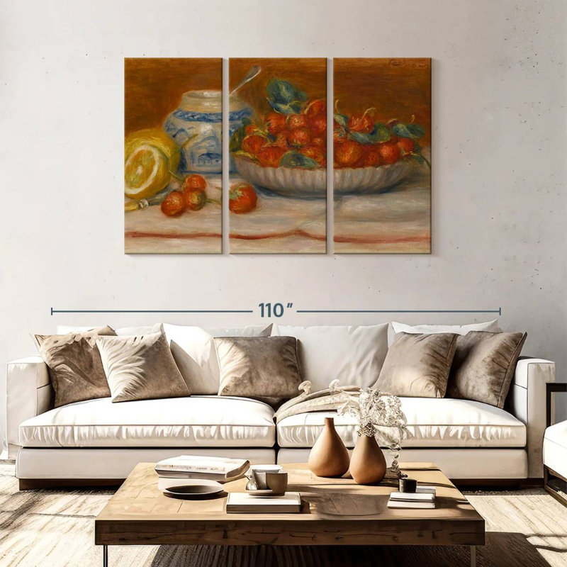 Yarlin Strawberries 1905, 48" H x 74" W