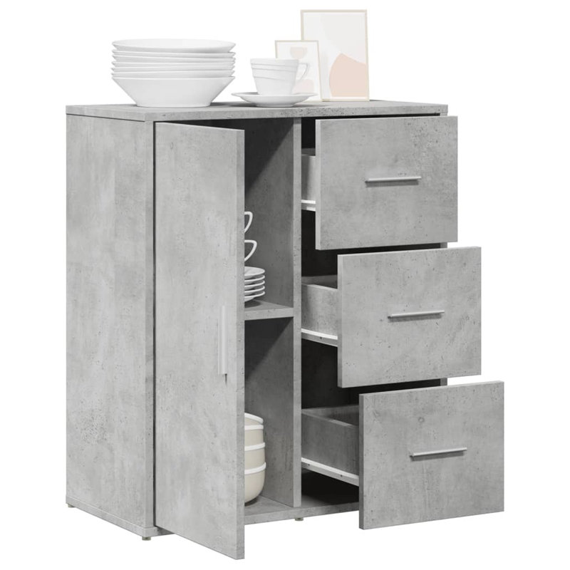 Ogletree 60cm Sideboard, Concrete Grey