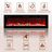 Hwang Wall Mounted/Recessed-in Ultra-Thin Electric Fireplace-1916877709