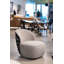 Fauteuil demi-tonneau pivotant Celeny