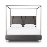 Leigh Canopy Bed-Palm Ecru-King