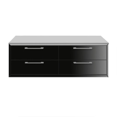 Gemelli 36" W x 12" H x 22" D Wall Mounted Bathroom Cabinet