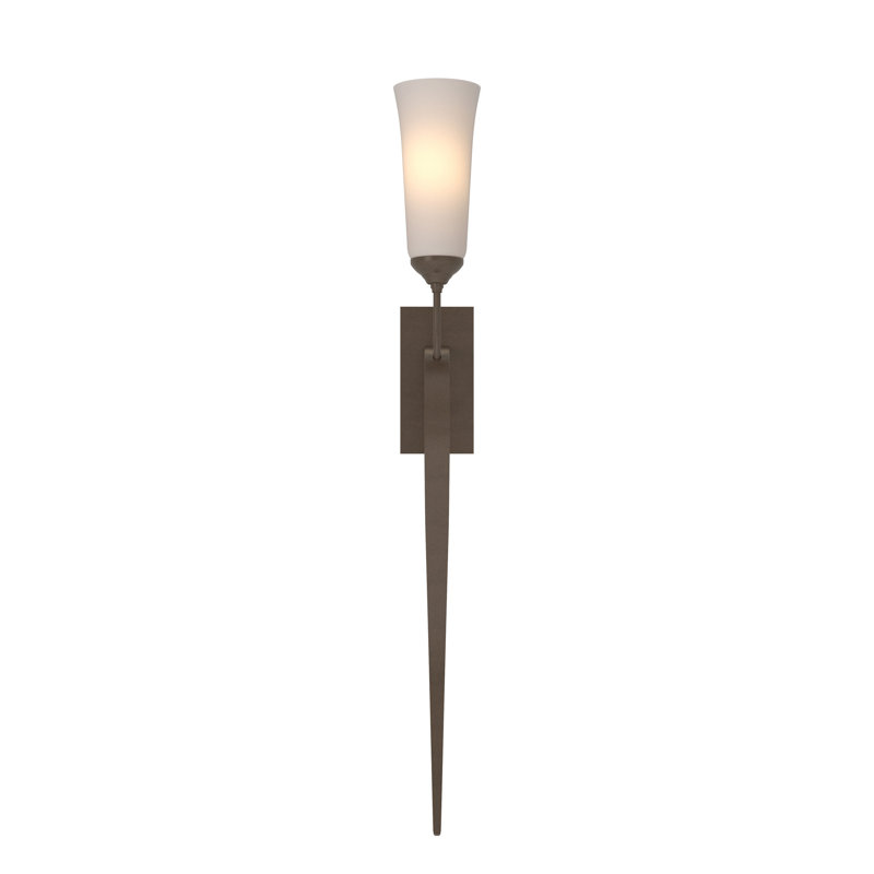 Luminaire mural à 1 lumière à intensité variable Sweeping Taper, Bronze