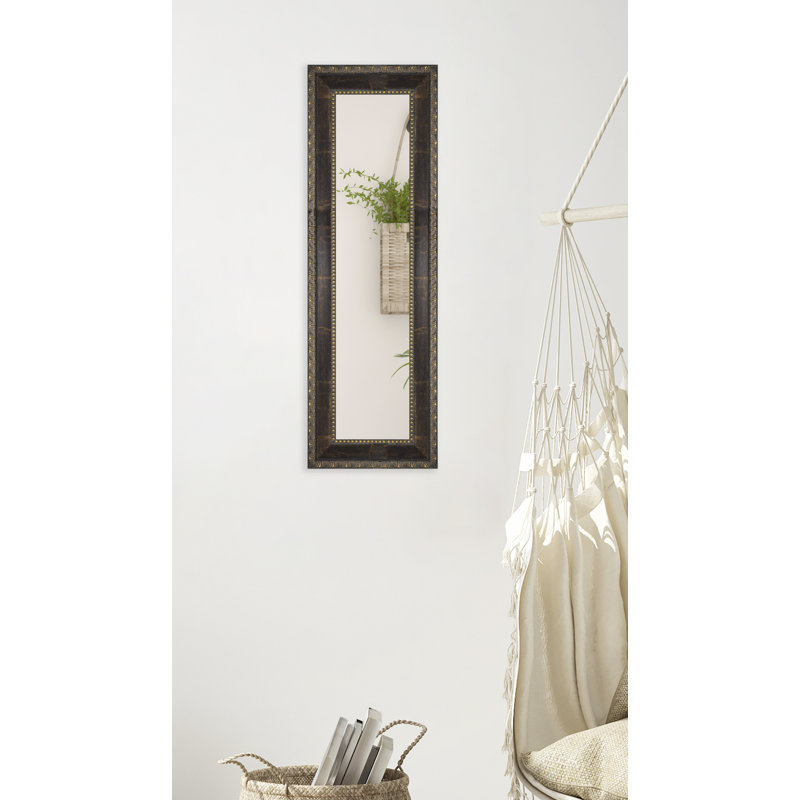 Miroir décoratif vénitien moderne et contemporain Derrell, H 25,5 po x l 9,5 po