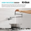 KRAUS Allyn Wall Mount Pot Filler Kitchen Faucet With Retractable Arm In Spot-Free Stainless Steel-118691272