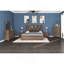 Table de chevet 2 tiroirs Plinz Brown-300975414
