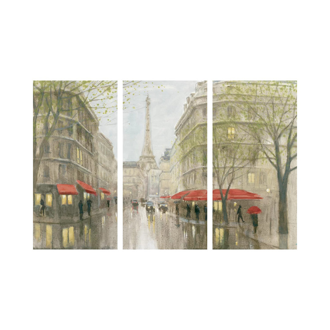 Impression Of Paris von Myles Sullivan - Giclée auf Leinwand ohne Rahmen Galerie-verpackt