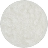 Chandra Rugs Giulia Collection Plush Modern Contemporary Hand-Woven Silver White Grey Shag Polyester Pile Material Handmade Area Rug