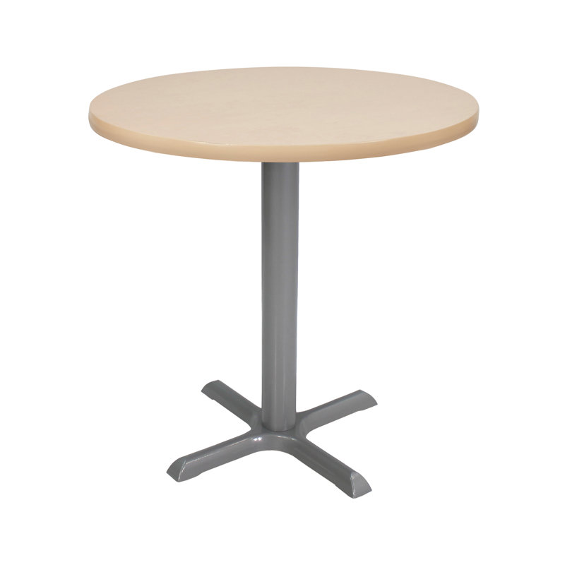 Table de pause ronde 30 po L, gris, Érable