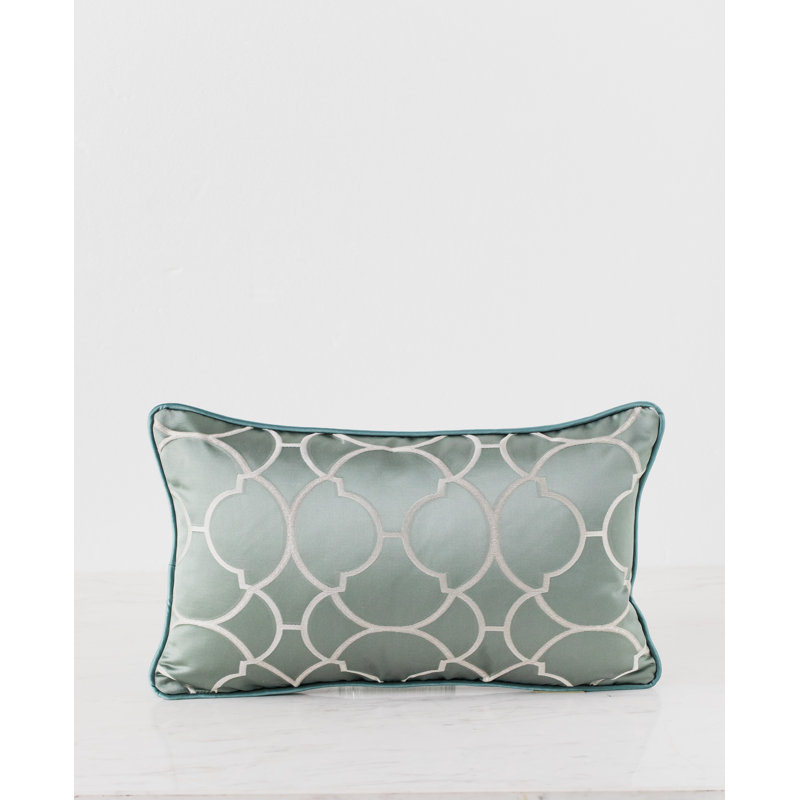 Housse de coussin Moroccan Trellis, Bleu clair