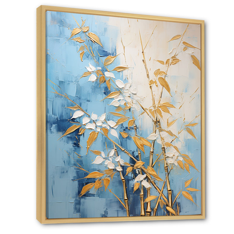 «Blue Mom», impression sur toile, H 44 po x l 34 po x P 1,5 po, Cadre naturel flottant