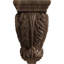 Petit corbeau en bois d'acanthe l 3 1/2 po x P 4 po x H 7 po (paquet de 4)-73318495-73642328
