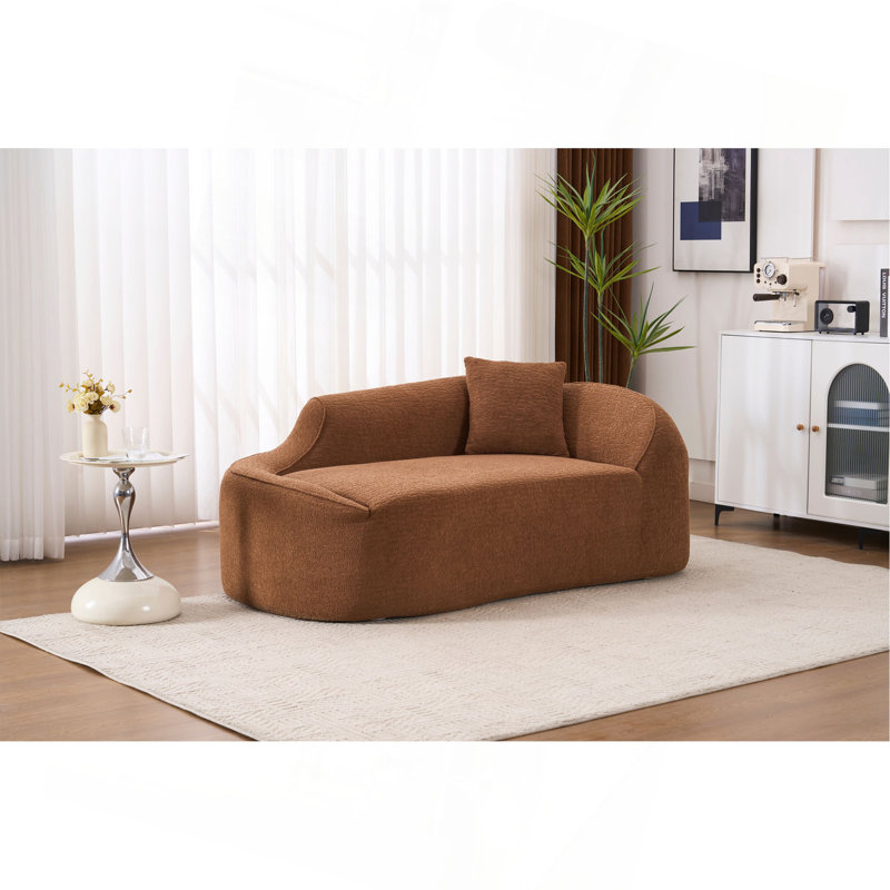 Chaise longue longue à compression Compression, Caramel