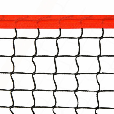 Filet de tennis portatif / pickleball / badminton / mini-tennis portable de 10 pi Soozier avec entrainement avec sac de rangement inclus, rouge