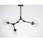 Lustre linéaire moderne Spoutnik 3 lumières Jameown