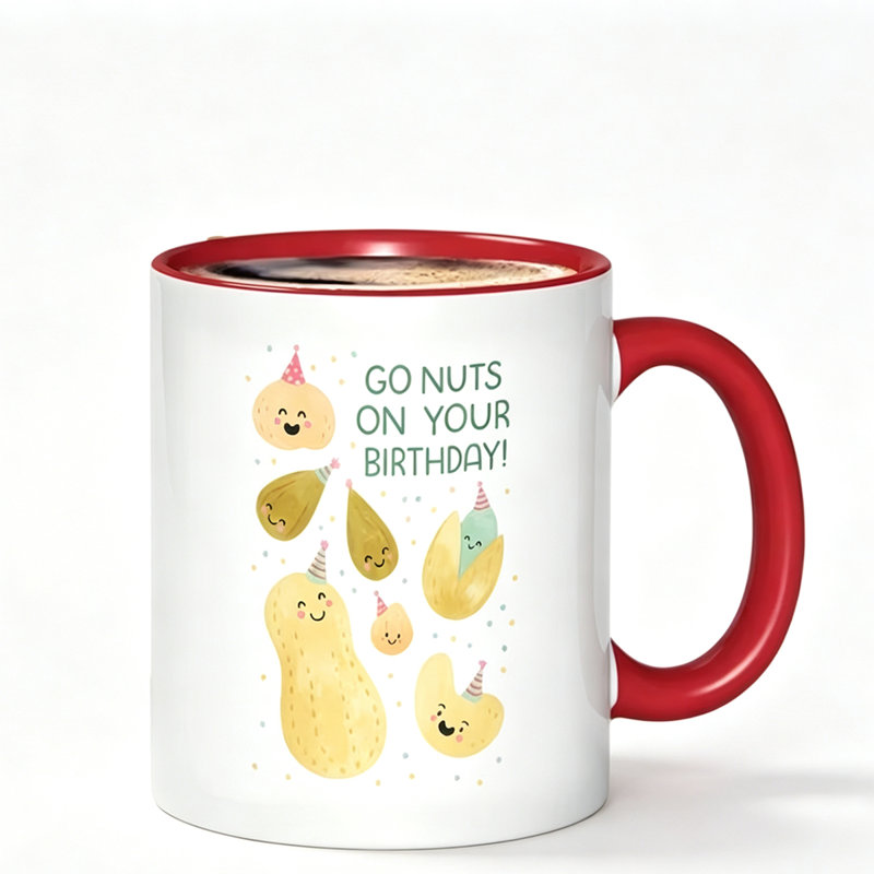 Cute Animal Themed Design with PumpkinsStars & Confetti Ceramic Coffee Mug Coffee Cup Tea Mug Christmas Gift Reading Can Hold Tea Milk.