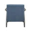 Fauteuil d'appoint décontracté en tissu d'ameublement en bois massif-150366000