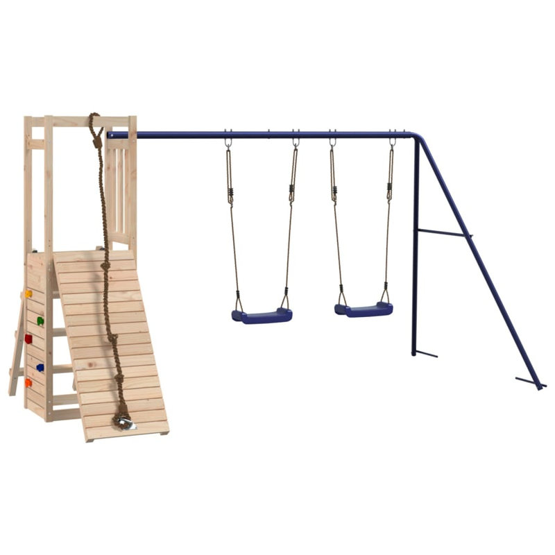 Gault Freeport Park Swing Set with, Brown