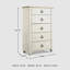 Commode 5 tiroirs Aidsa