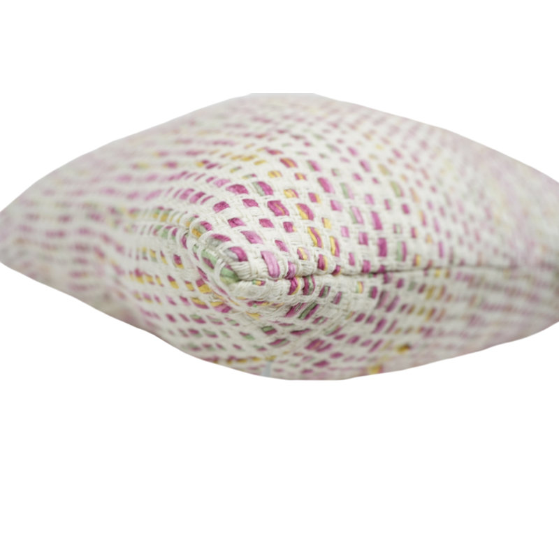 Abstract Silk Reversible Throw Pillow