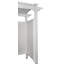 7.4ft H x 5.1ft W x 3.9ft L (1 Enclosure) Zippity Hampton Outside Shower Enclosure Kit with Door, White Vinyl Outdoor Shower Kit for Pool Shower, Outdoor Changing Room, Beach Shower, ZP19009-30752578