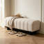 Banc de salle à manger d'intérieur 62 po - Banc rembourré beige