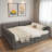 Upholstered Daybed With Usb And 2 Drawers-2017775971