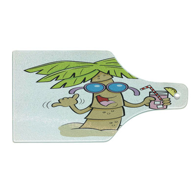 East Urban Home Glass Sunglasses Cutting Board