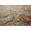 Tapis brun en laine noué à la main de conception unique 9 pi x 12 pi Afreen
