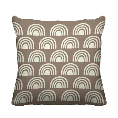 Coussin décoratif à motif abstrait