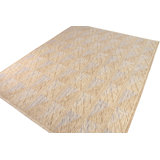 Scandianvain Flatweave Wool Geometric Area Rug in Beige, Brown, Blue