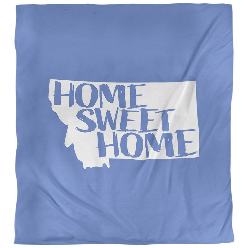 Housse de couette montana doux, Microfibre, Housse de couette pour très grand lit, Bleu
