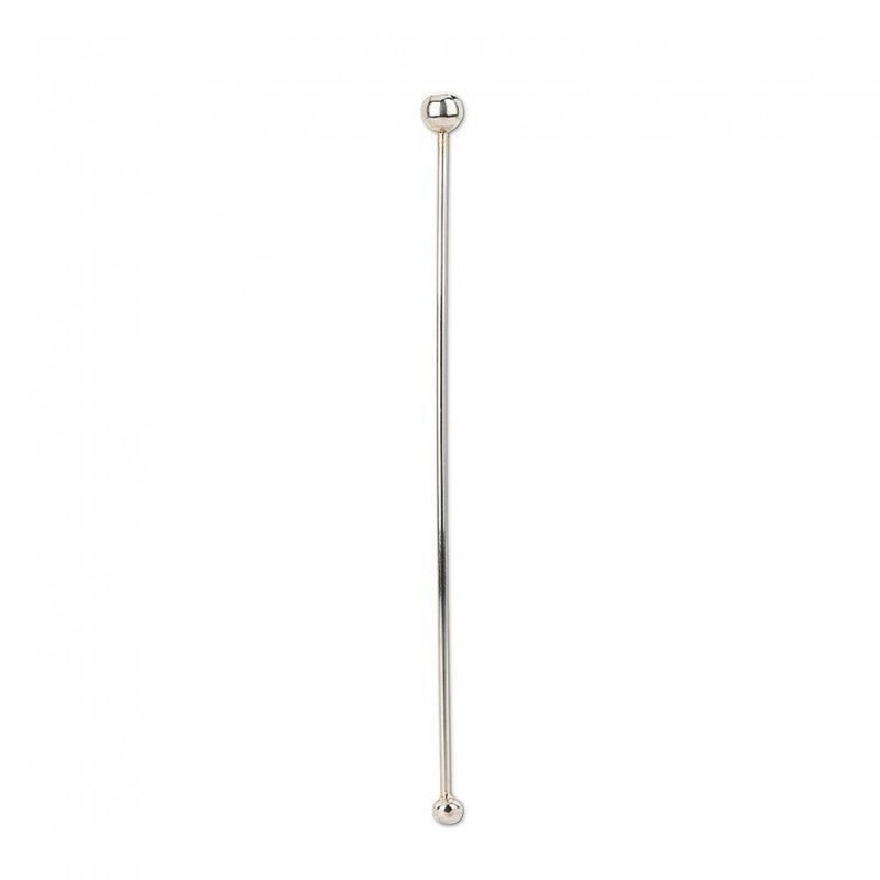 Ensemble de 12 bâtonnets ovales dorés, Or, argent