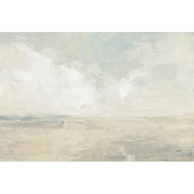 Sky And Sand Crop 1 Piece Wrapped Canvas Painting
