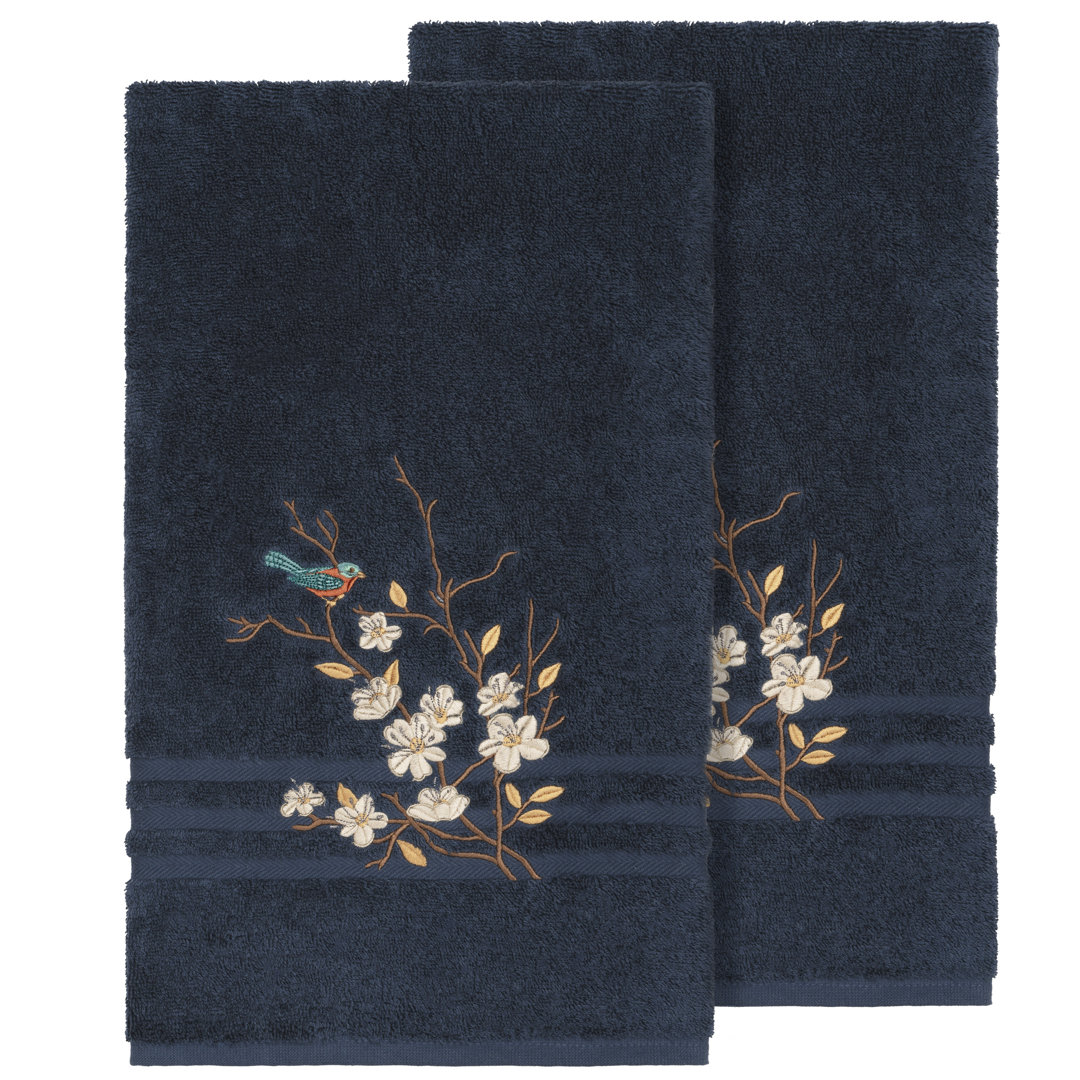 Springtime Turkish Cotton Midweight Bath Towel (Set of 2) Linum Home Textiles 