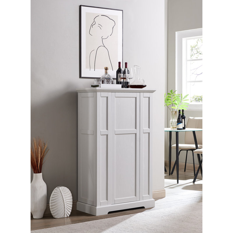 Armoire de bar Anberlyn Home, Blanc