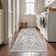 Medallion Non Slip Washable Rug(Brown)