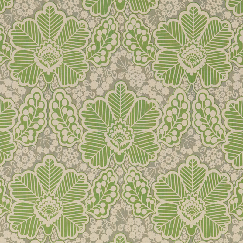 Block Party Arbour 100% Cotton Performance Fabric, Green