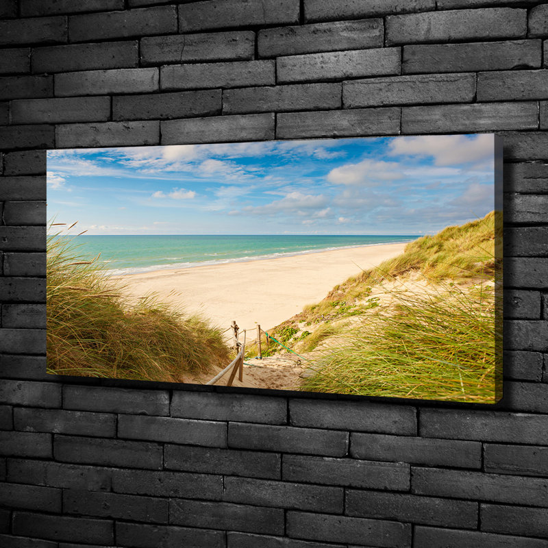 Coastal Dunes - No Frame Print on Canvas