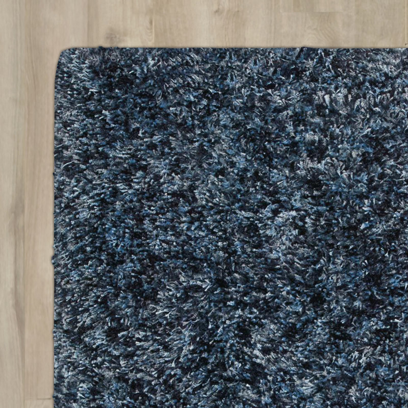 Tapis denim area Tran, Rectangle 7 pi 6 po x 9 pi 6 po