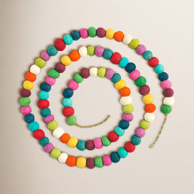 1" Handmade Felted Wool Bauble