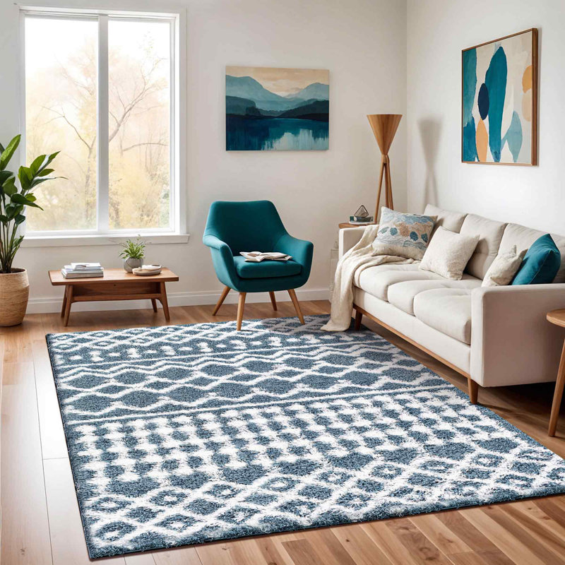 Colberta Geometric Area Rug, Rectangle 130 x 170cm