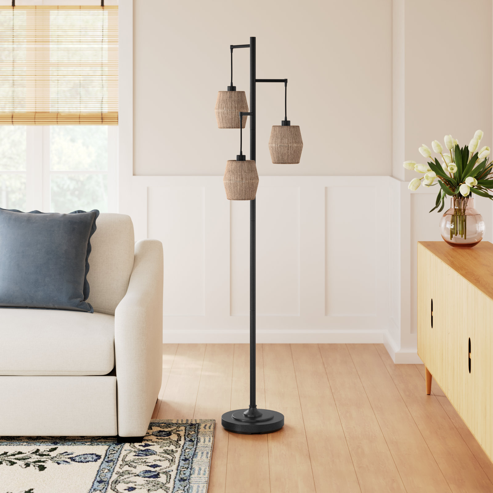Boca 73'' Floor Lamp, Oil Rubbed Bronze